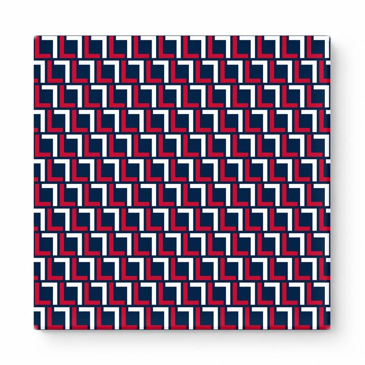 Navy & Red Squares — National Football Teams