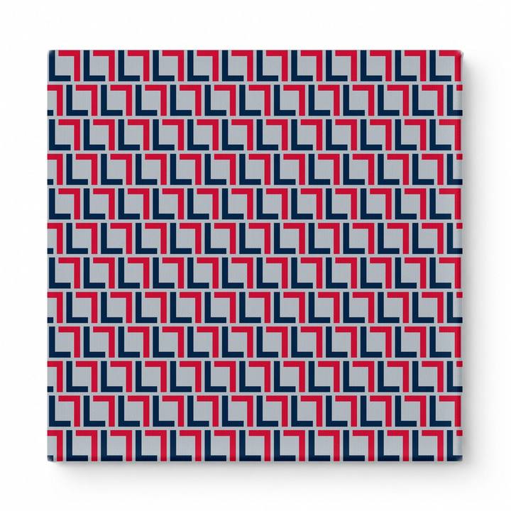 Navy & Red Squares — National Football Teams
