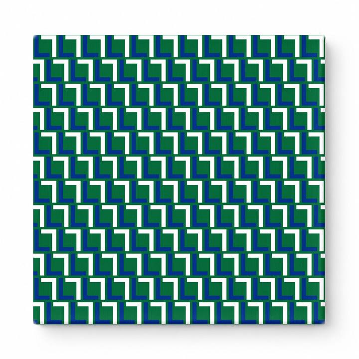 Forest Green & White Squares — National Football Teams