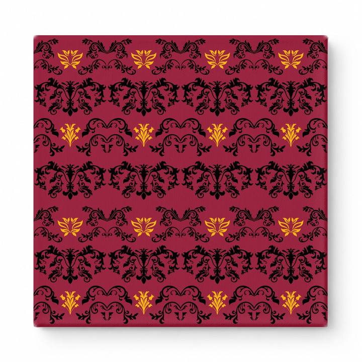 Burgundy & Gold Baroque — National Football Teams