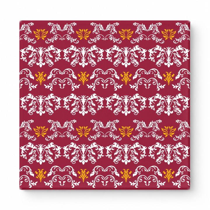 Burgundy & White Baroque — National Football Teams