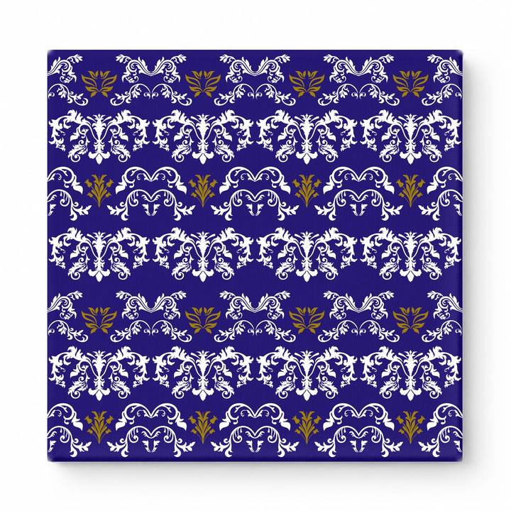 Navy & White Baroque — National Football Teams
