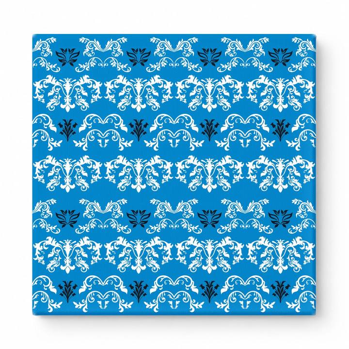 Royal Blue & White Baroque — National Football Teams