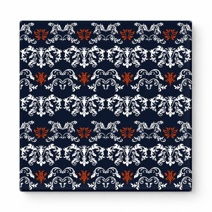 Navy & White Baroque — National Football Teams
