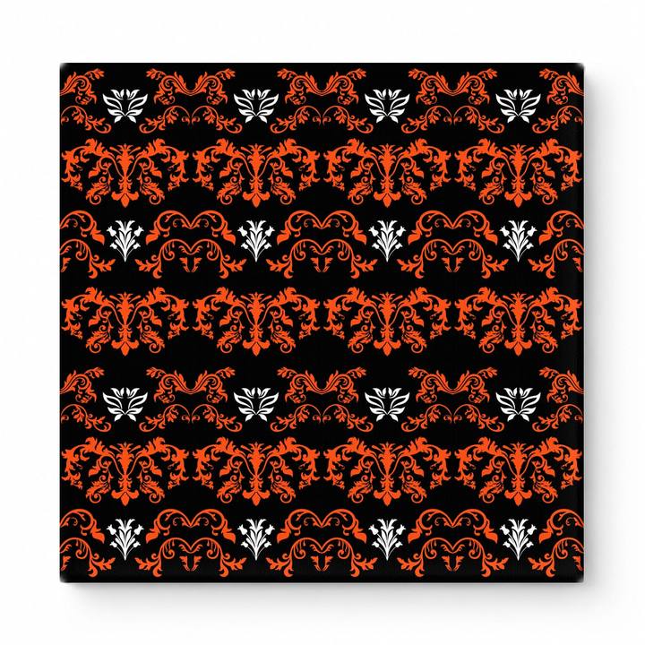 Black & Orange Baroque — National Football Teams