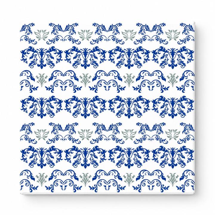 Navy & White Baroque — National Football Teams