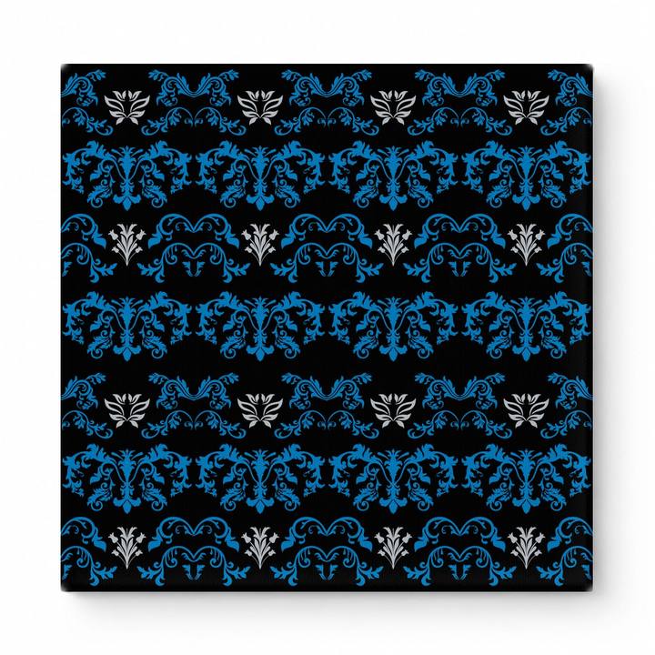 Navy & Cyan Baroque — National Football Teams