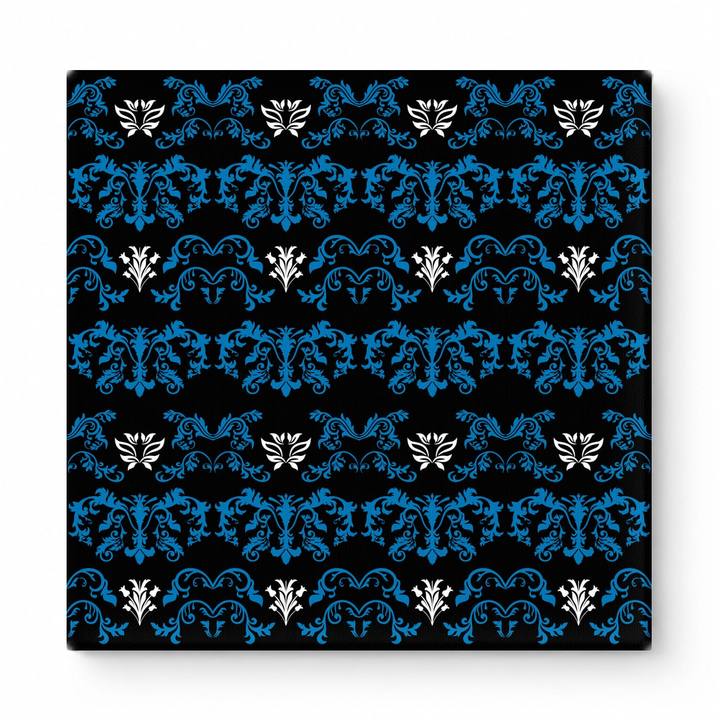Navy & White Baroque — National Football Teams