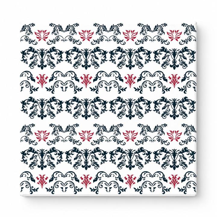 Navy & White Baroque — National Football Teams