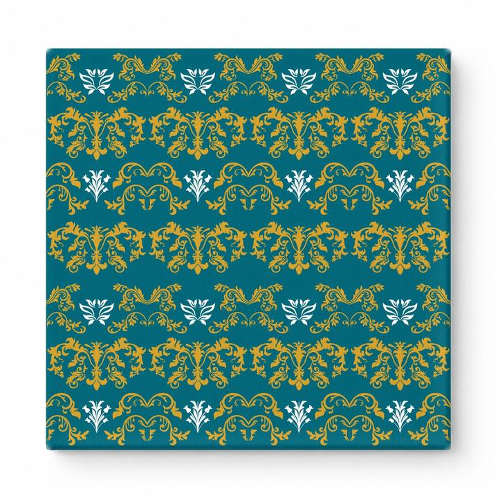 Teal & Gold Baroque — National Football Teams