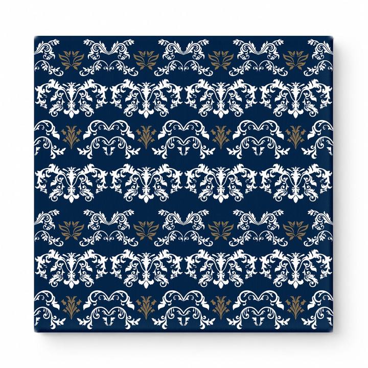 Navy & White Baroque — National Football Teams