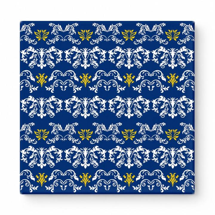 Navy & White Baroque — National Football Teams