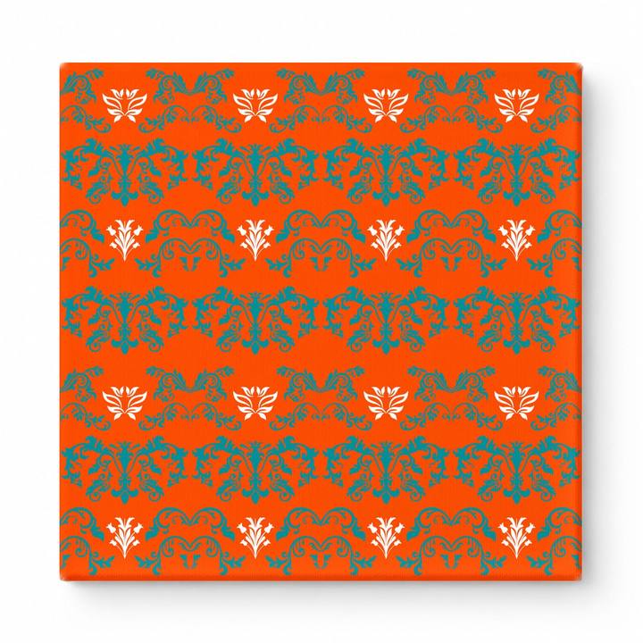 Orange & Teal Baroque — National Football Teams