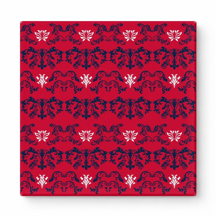 Red & Navy Baroque — National Football Teams