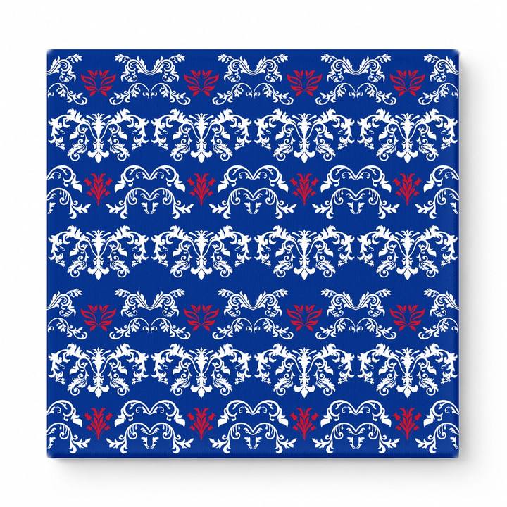 Navy & White Baroque — National Football Teams