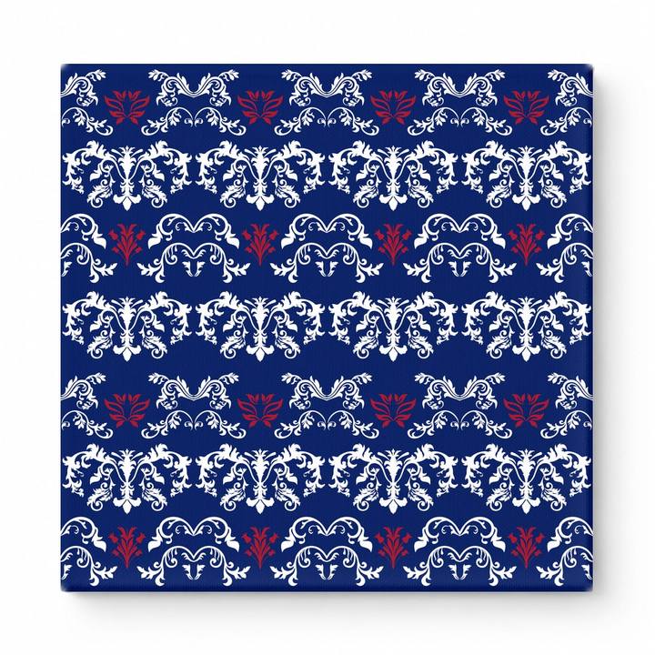Navy & White Baroque — National Football Teams