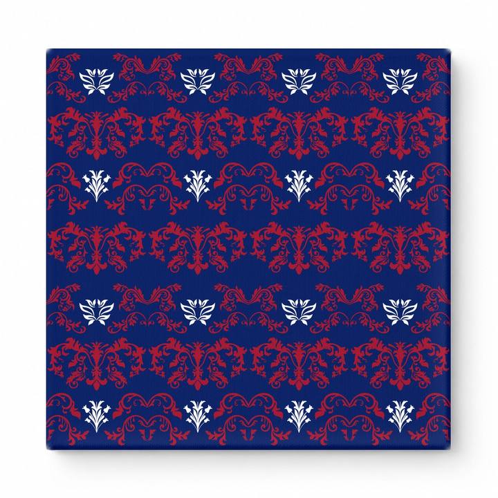 Navy & Red Baroque — National Football Teams