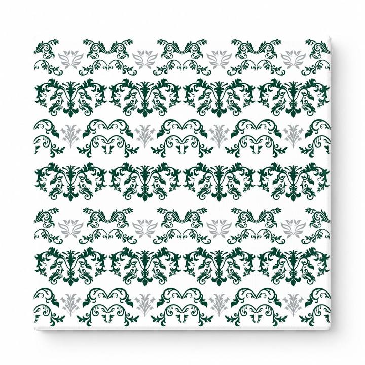 Forest Green & Silver Baroque — National Football Teams
