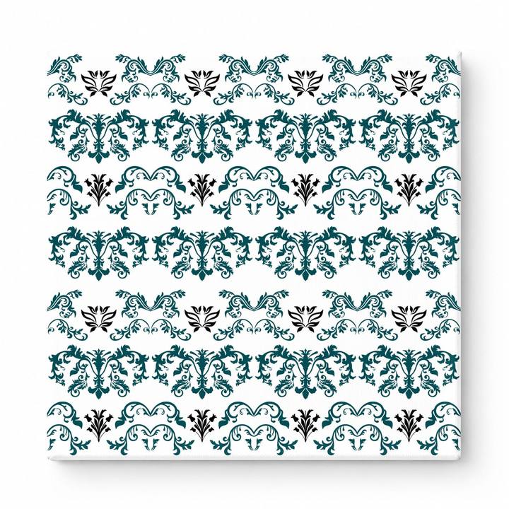 Teal & Black Baroque — National Football Teams