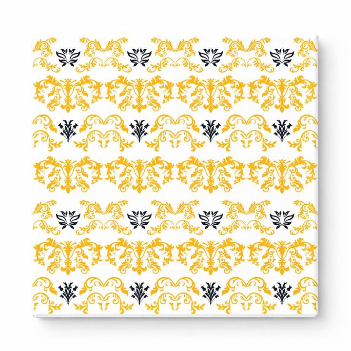 Gold & Navy Baroque — National Football Teams
