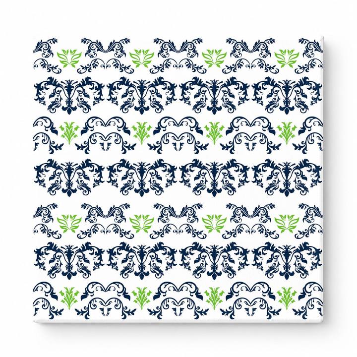 Navy & Lime Green Baroque — National Football Teams