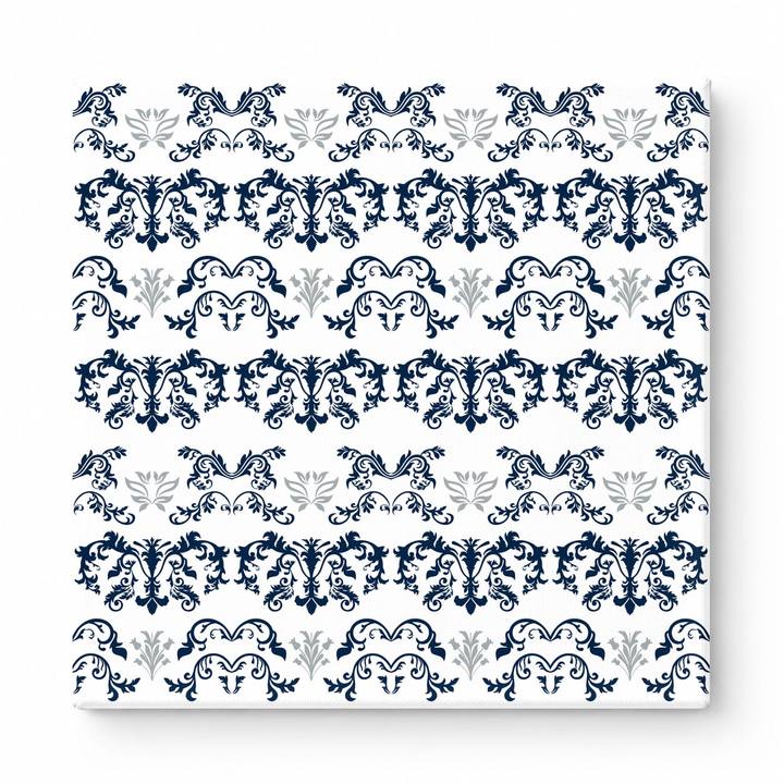 Navy & White Baroque — National Football Teams