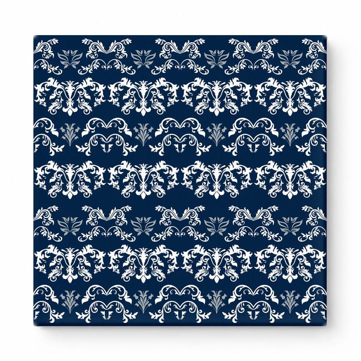 Navy & White Baroque — National Football Teams