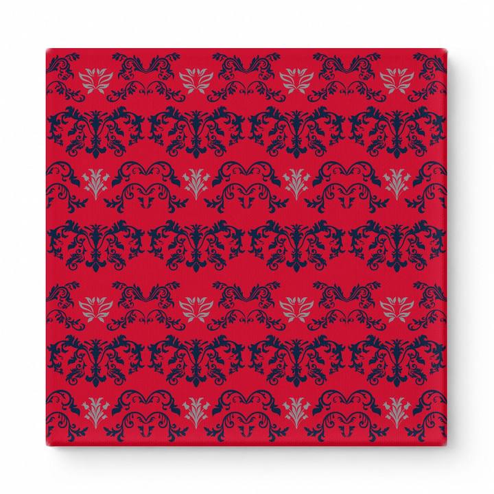 Red & Navy Baroque — National Football Teams