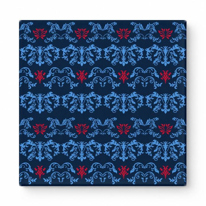 Navy & Cyan Baroque — National Football Teams