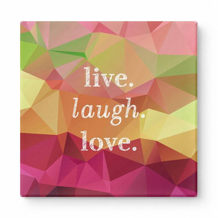 Live. Laugh. Love — Soft Watercolor Wash
