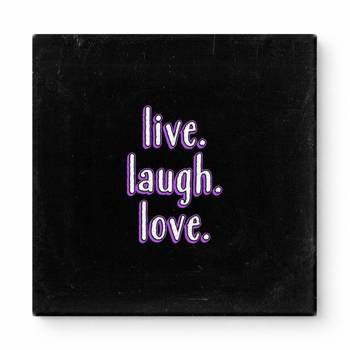 Live. Laugh. Love — Soft Watercolor Wash