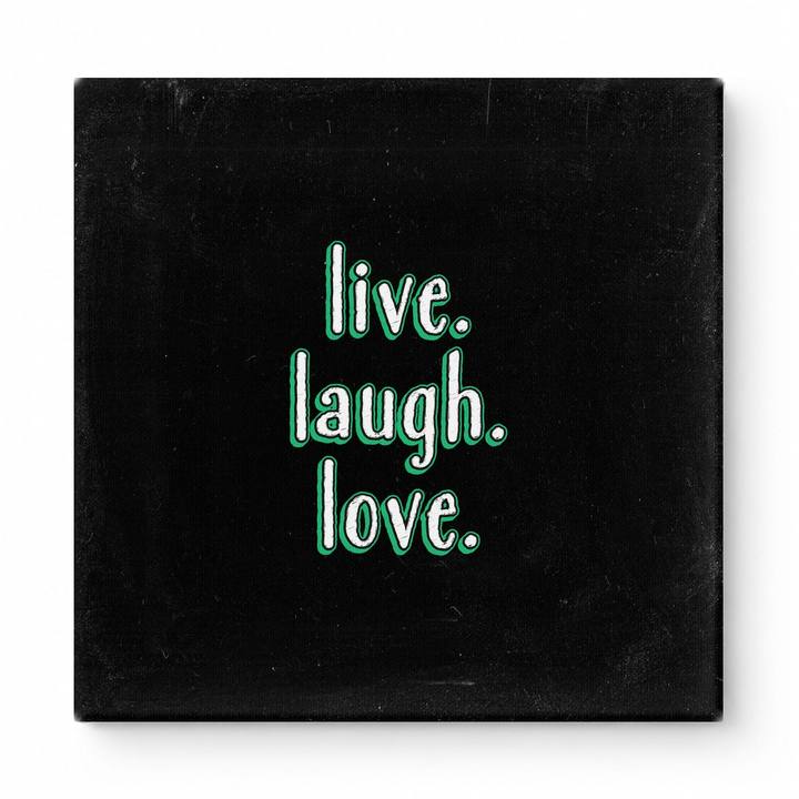 Live. Laugh. Love — Soft Watercolor Wash