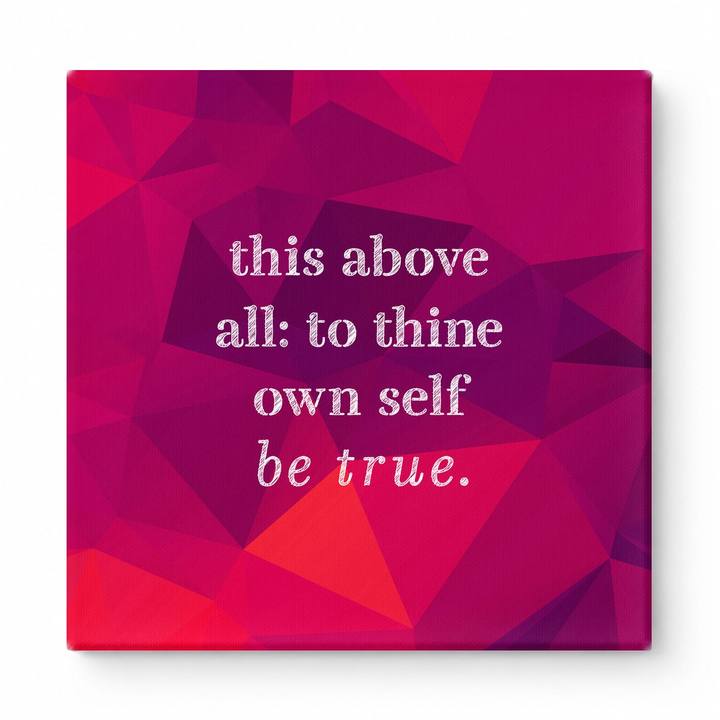 This Above All: to Thine Own Self Be True — Geometric Polygon Facets