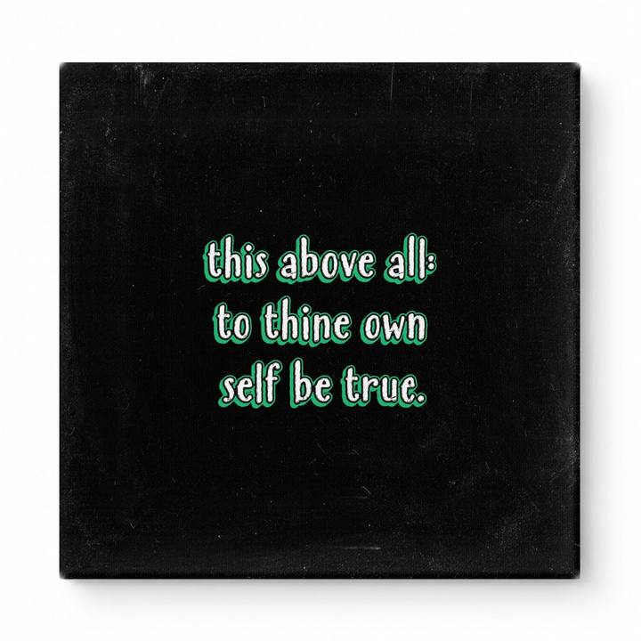 This Above All: to Thine Own Self Be True — Geometric Polygon Facets