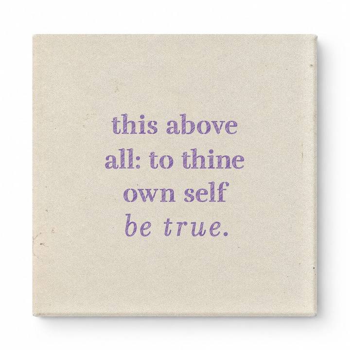 This Above All: to Thine Own Self Be True — Geometric Polygon Facets
