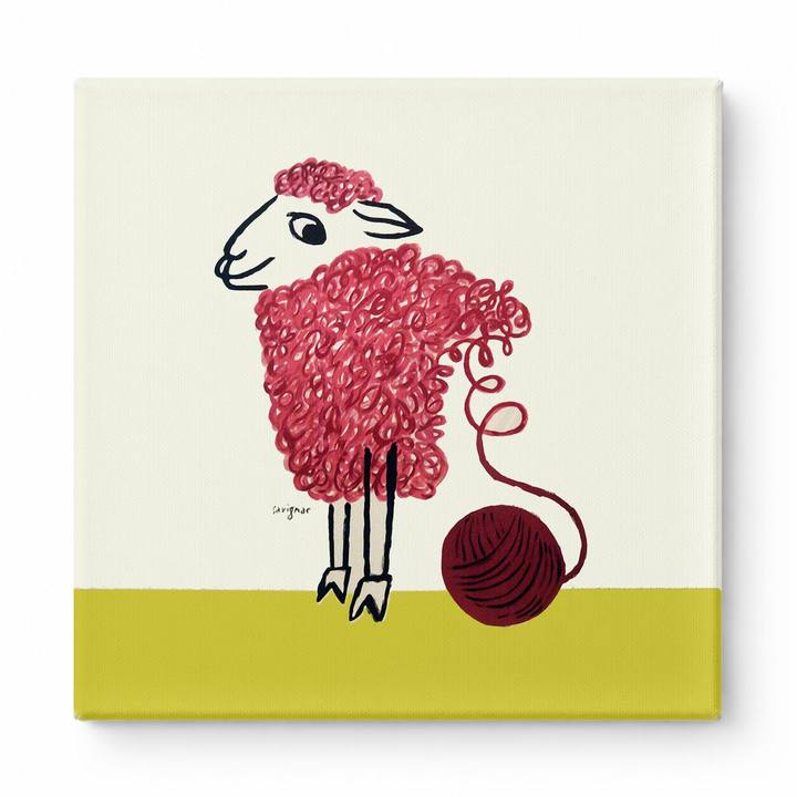 Sheep with Ball of Wool