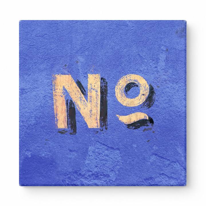№ (Number Sign on Blue)