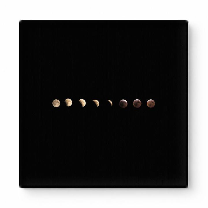 Lunar Eclipse Phases Over Shepparton