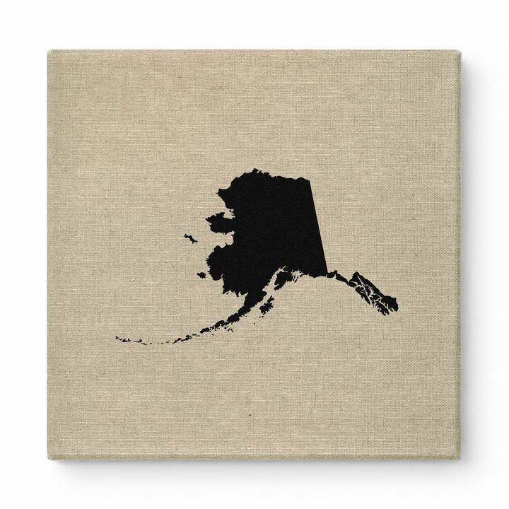 Alaska State Silhouette