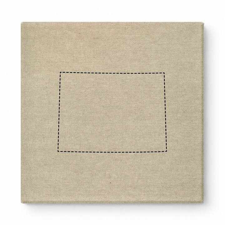 Colorado State Outline on Linen