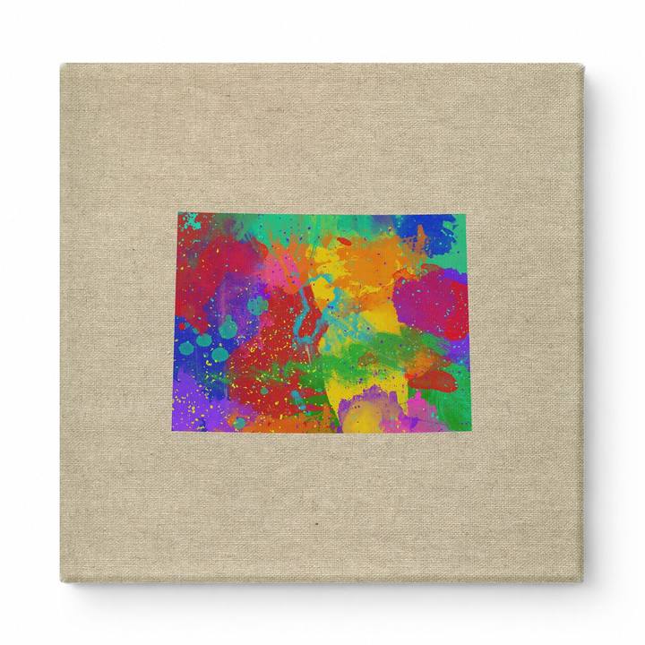 Colorado State Paint Splash
