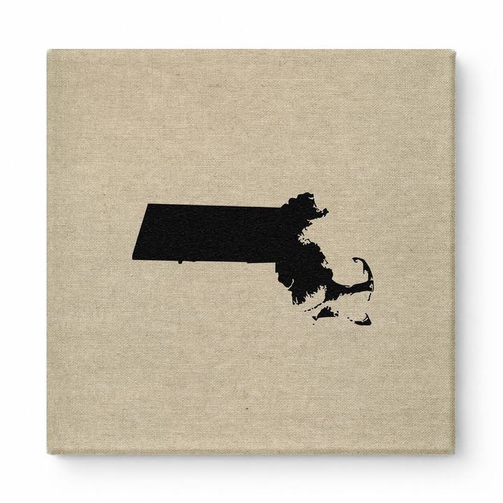 Massachusetts State Silhouette