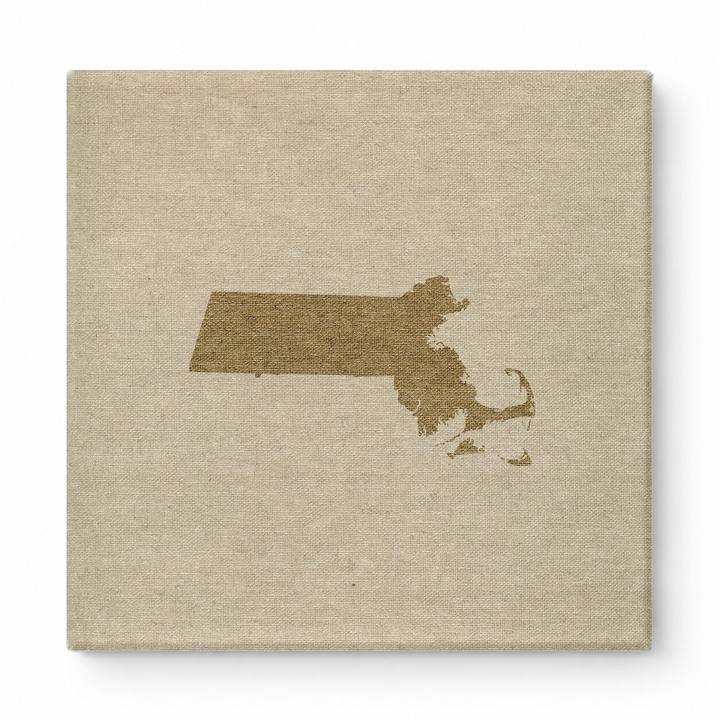 Massachusetts State Silhouette