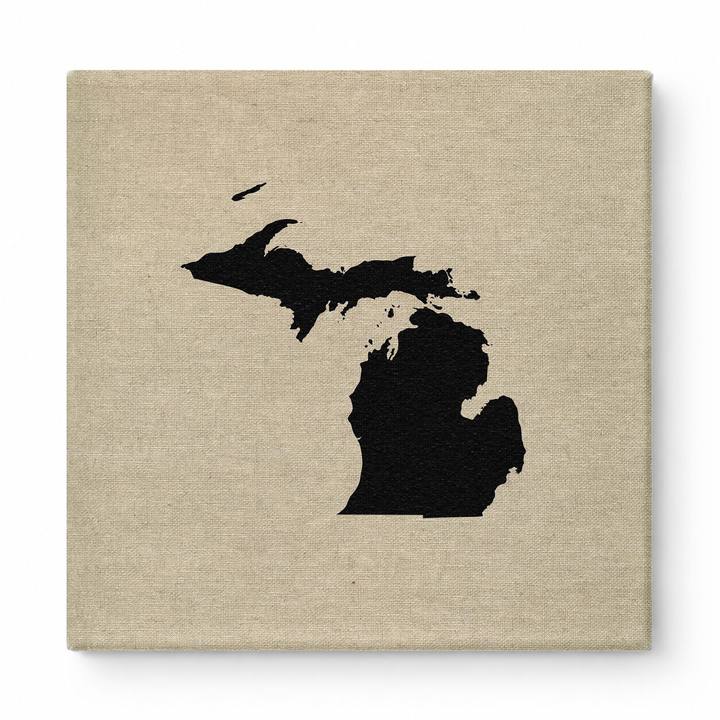 Michigan State Silhouette