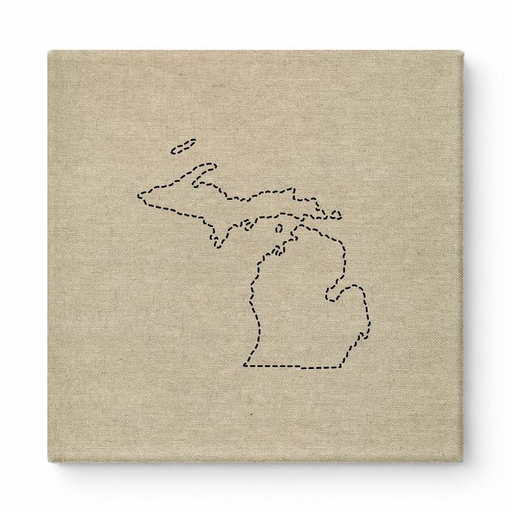 Michigan State Outline