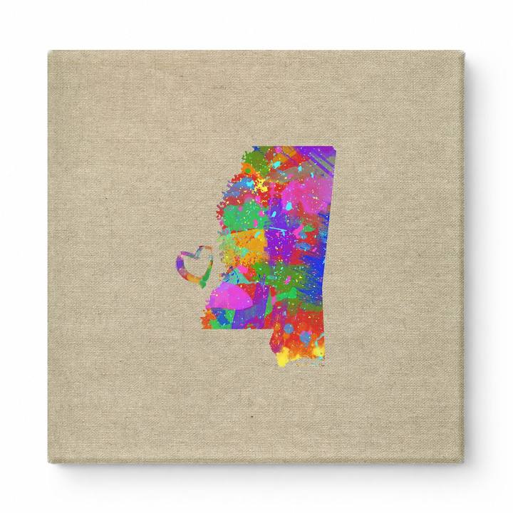 Mississippi State Map