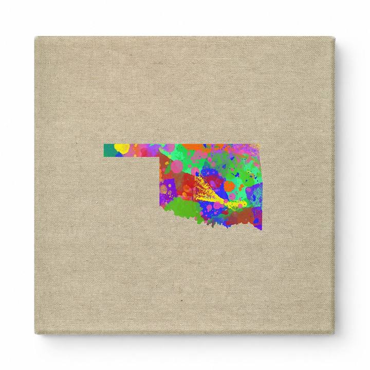 Oklahoma State Colorful Splash