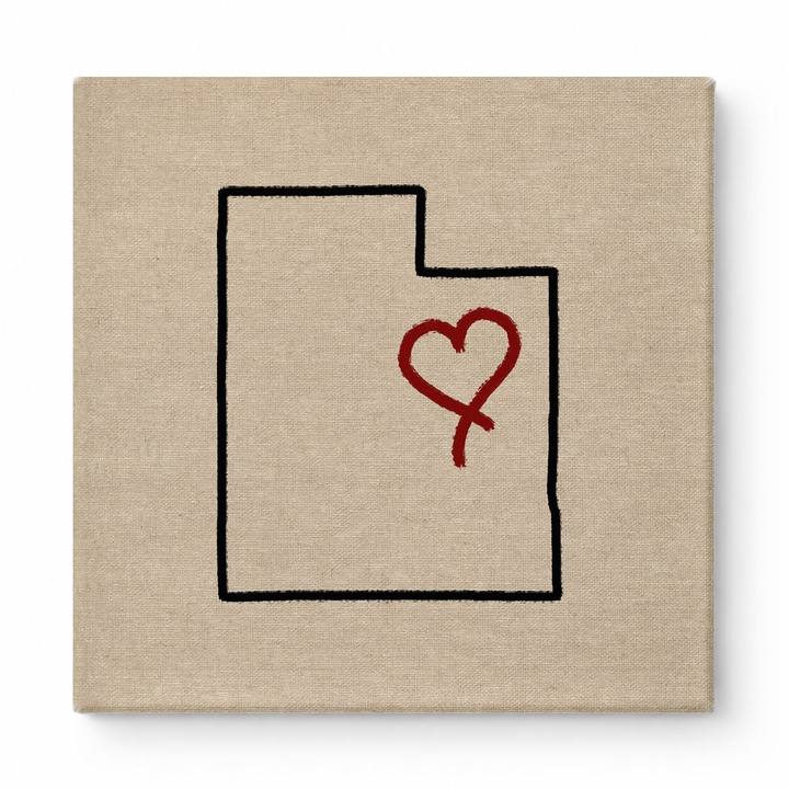 Love Utah State Outline