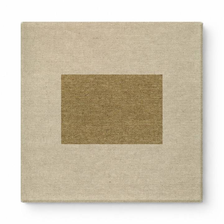 Neutral Linen Texture Rectangle