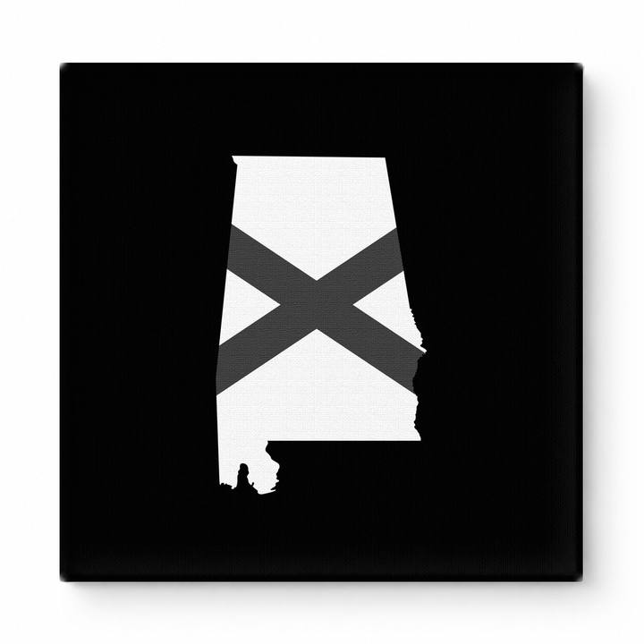 Alabama State Flag Silhouette